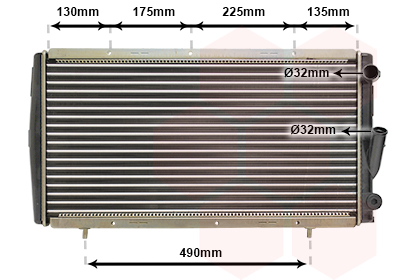 Radiateur Van Wezel 43002084