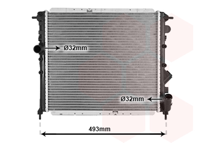 Radiateur Van Wezel 43002119