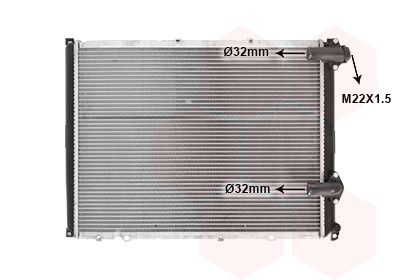 Radiateur Van Wezel 43002140