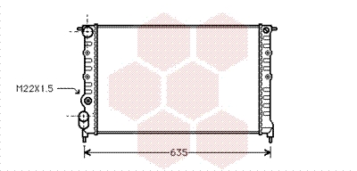 Van Wezel Radiateur 43002149
