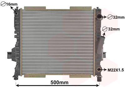 Radiateur Van Wezel 43002167