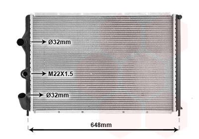 Radiateur Van Wezel 43002203