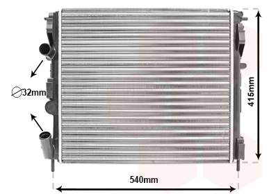 Radiateur Van Wezel 43002270