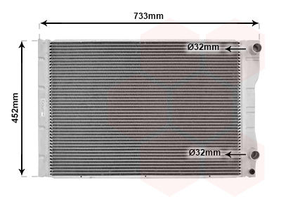 Radiateur Van Wezel 43002293