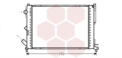 Radiateur Van Wezel 43002301