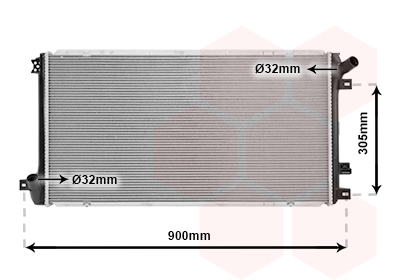 Radiateur Van Wezel 43002408