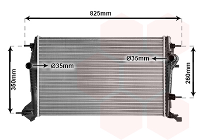 Radiateur Van Wezel 43002414