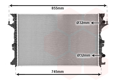 Radiateur Van Wezel 43002421