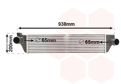 Interkoeler Van Wezel 43004498