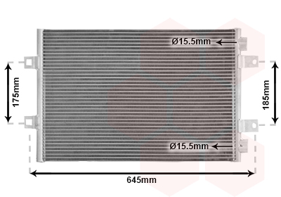 Airco condensor Van Wezel 43005406