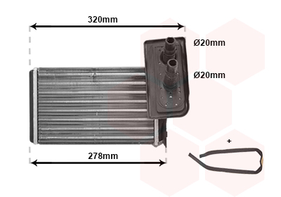 Van Wezel Kachelradiateur 43006099