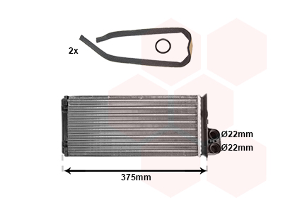 Van Wezel Kachelradiateur 43006226