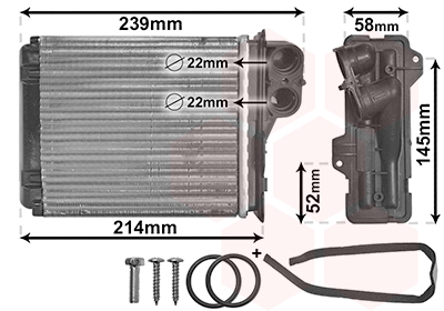 Van Wezel Kachelradiateur 43006398