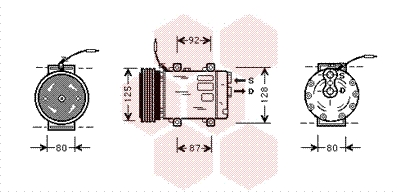 Airco compressor Van Wezel 4300K067