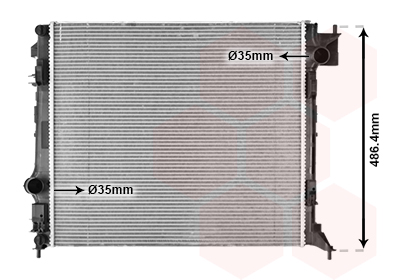 Radiateur Van Wezel 43012702