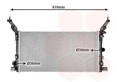 Radiateur Van Wezel 43012706