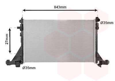 Radiateur Van Wezel 43012723