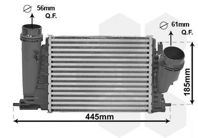 Interkoeler Van Wezel 43014701