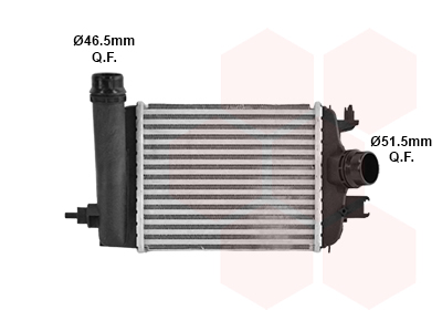 Interkoeler Van Wezel 43014706