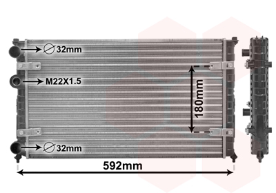 Van Wezel Radiateur 49002023