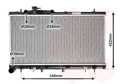 Radiateur Van Wezel 51002059