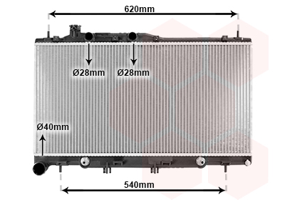 Radiateur Van Wezel 51002069