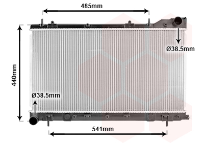 Radiateur Van Wezel 51002071