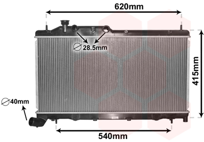 Radiateur Van Wezel 51002105