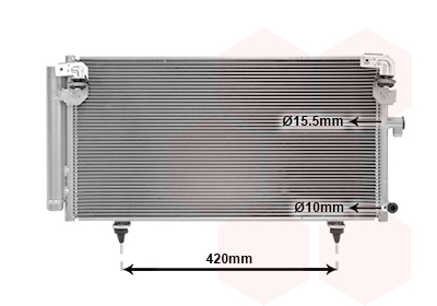 Airco condensor Van Wezel 51005073