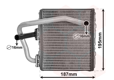 Van Wezel Kachelradiateur 51006108