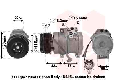 Airco compressor Van Wezel 5100K101