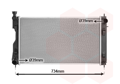 Radiateur Van Wezel 51012703