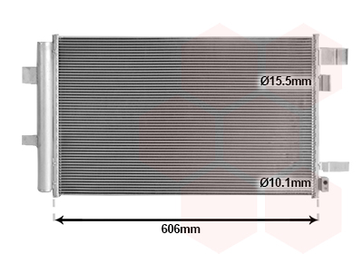 Airco condensor Van Wezel 51015705