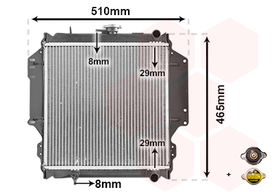 Van Wezel Radiateur 52002012