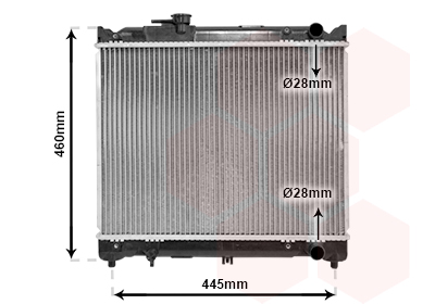 Radiateur Van Wezel 52002015