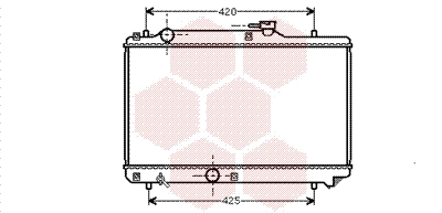 Radiateur Van Wezel 52002035