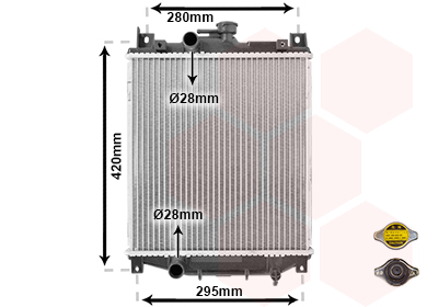 Van Wezel Radiateur 52002059