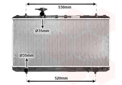 Radiateur Van Wezel 52002062