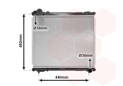 Radiateur Van Wezel 52002065