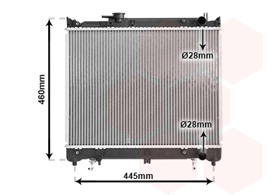 Radiateur Van Wezel 52002071