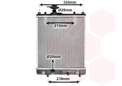 Radiateur Van Wezel 52002095