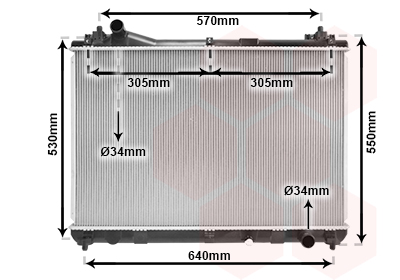 Radiateur Van Wezel 52002103