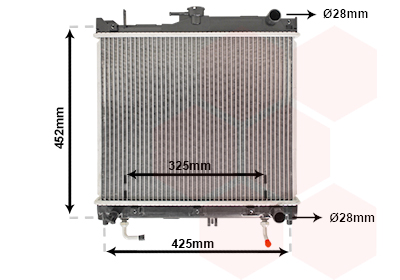 Radiateur Van Wezel 52002109