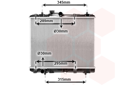 Radiateur Van Wezel 52002111