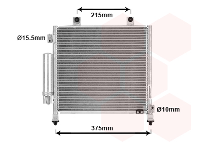 Airco condensor Van Wezel 52005120