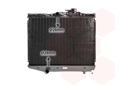 Radiateur Van Wezel 53002038