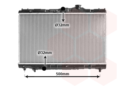 Radiateur Van Wezel 53002115