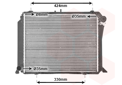 Radiateur Van Wezel 53002139