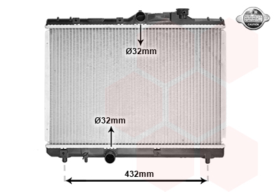 Van Wezel Radiateur 53002140