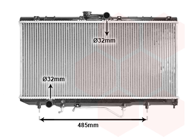 Radiateur Van Wezel 53002146